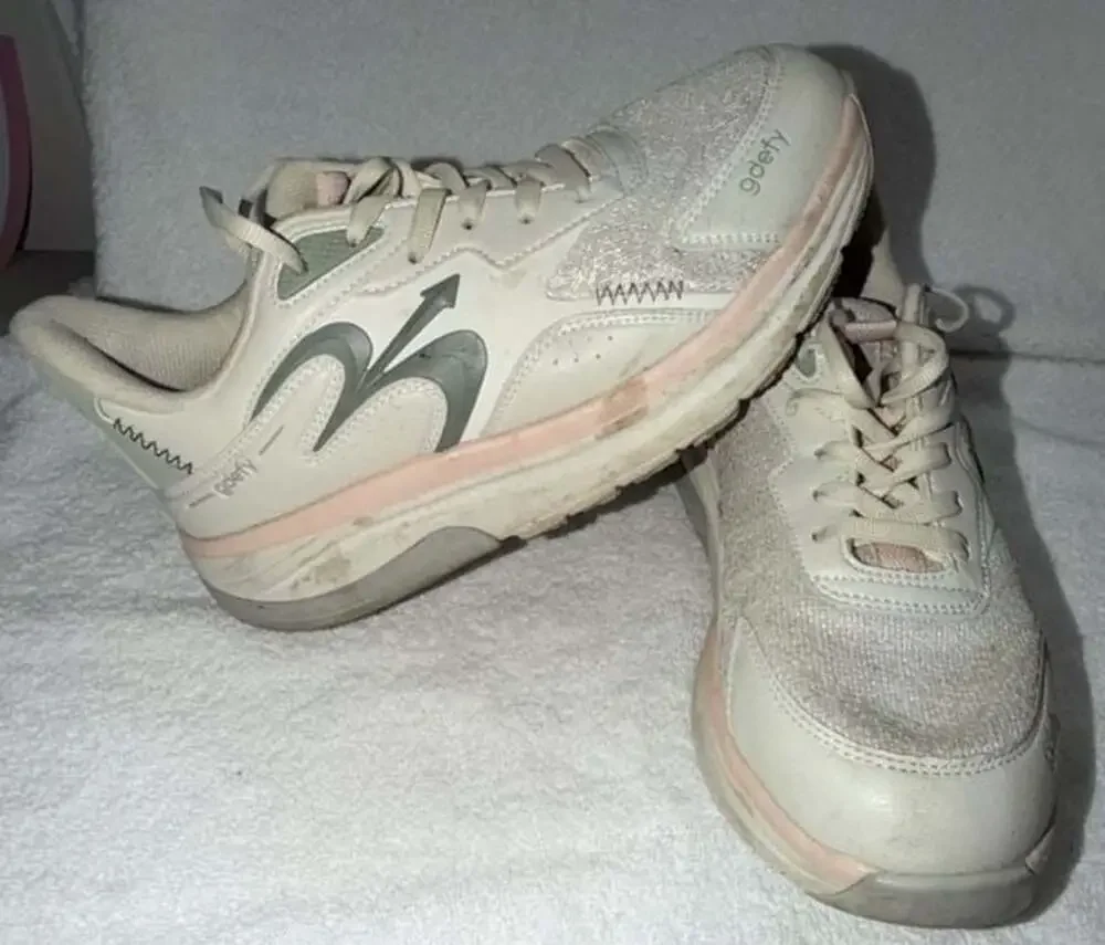 Gravity Defyer Women's G-Defy Energiya Gray & Pink Athletic Shoes Size 8.5